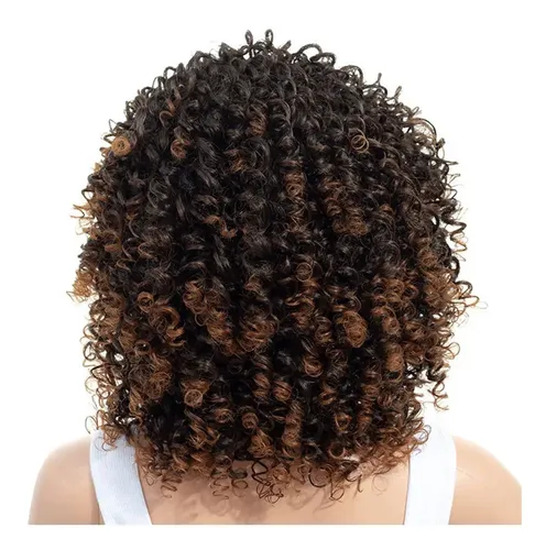 – Hort Afro Rizado Mix Gris Peluca De Pelo / Brown