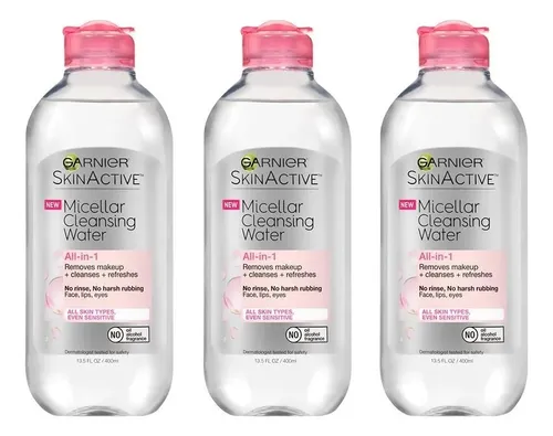 Agua Micelar Garnier Skinactive 385ml Pack De 3