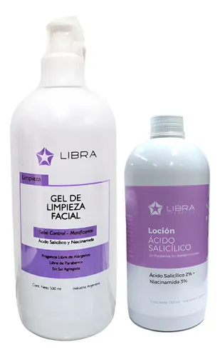 Libra Gel Limpieza Sebo Control 500g+ Loción Salicílica 250g