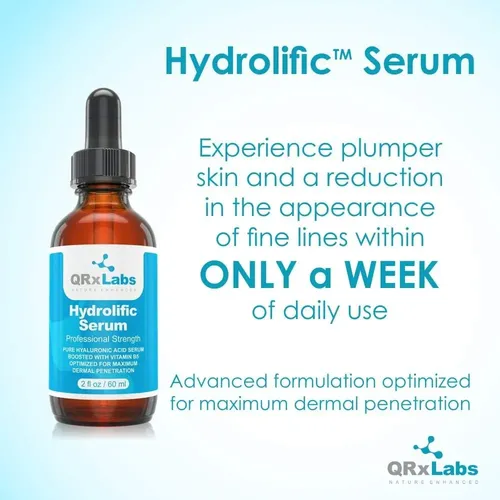 Serum Qrxlabs Hydrolific De Ácido Hialurónico Ultrapuro 60 M
