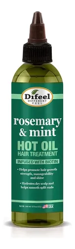 Tratamiento Capilar Difeel Hot Oil Rosemary Mint 240 Ml