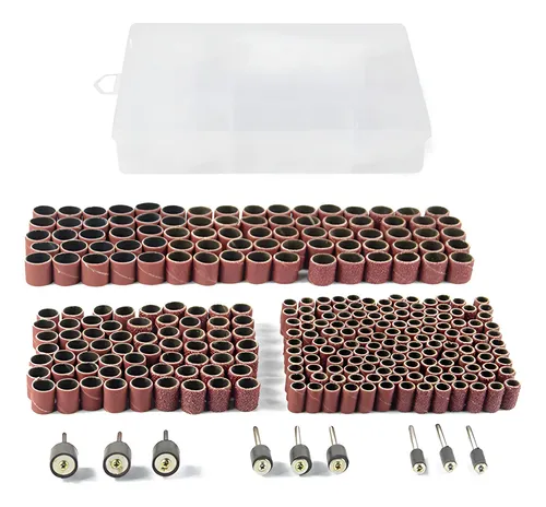 Kit De Tambores De Lijado De 338 Piezas Con Brocas De Pulido