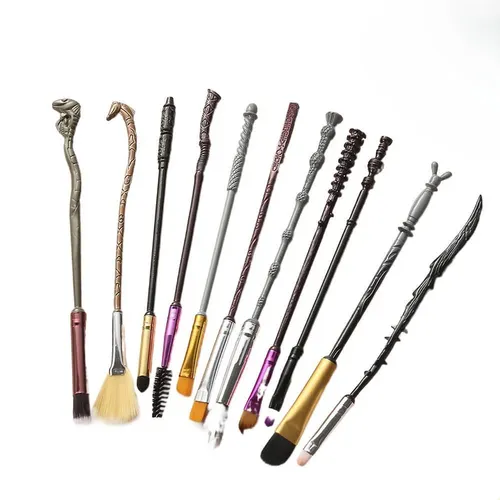 Juego De 11 Pinceles Para Sombras De Ojos, Kit De Mezcla Pro