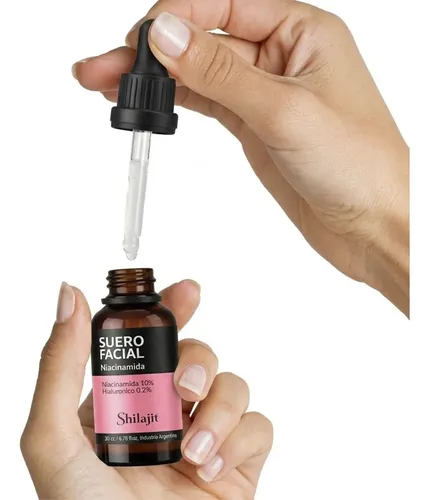 Shilajit Suero Rostro Niacinamida Maquillaje Prolijo 30 Ml