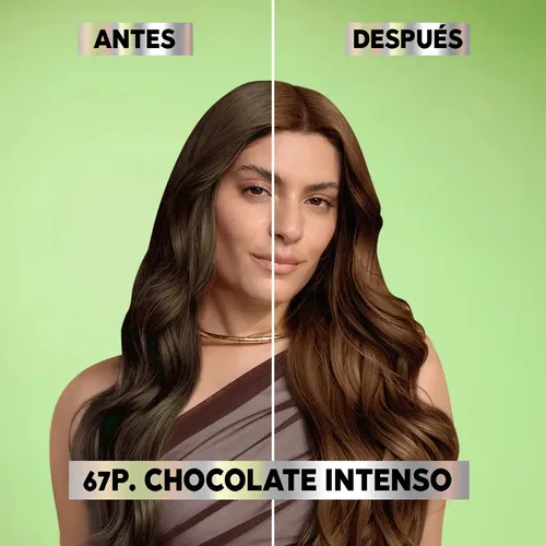 Kit De Tintura Permanente Nutrisse De Garnier Tono Tono 67P Chocolate Intenso