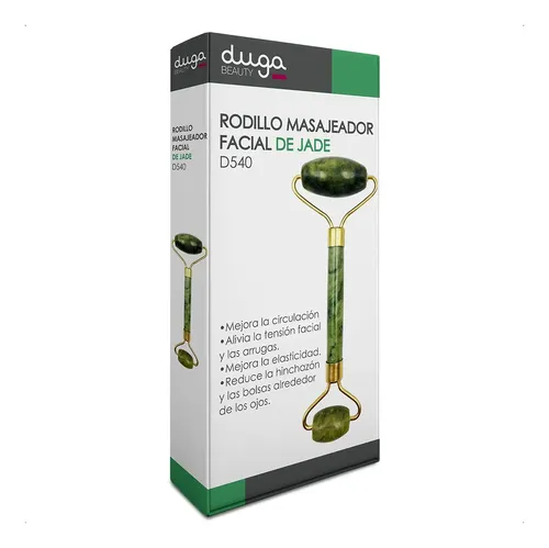 Duga Rodillo Masajeador Facial De Jade D540