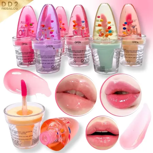 Lip Gloss Pop Brillo Labial Bálsamo Chupetín Larga Duracion