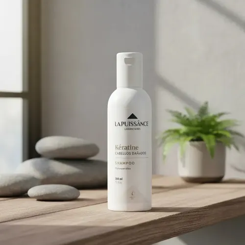 Shampoo La Puissance Keratina Antifrizz Cabello Dañado 300ml
