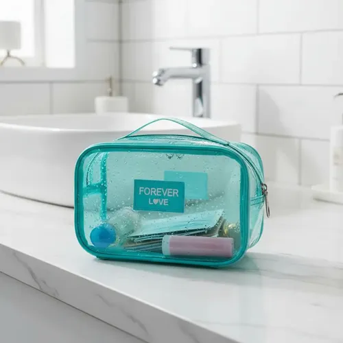 Neceser Porta Cósmeticos Organizador Transparente Maquillaje