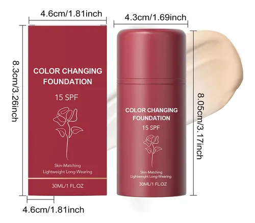 Corrector Líquido Facial Camaleón Cambio Color