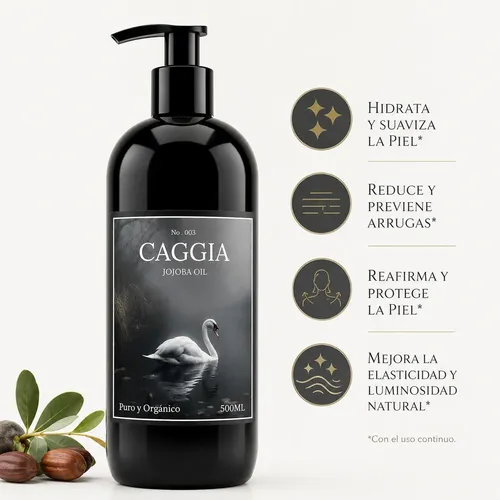 Aceite Corporal Orgánico Antiedad Caggia Cosmetics 500ml