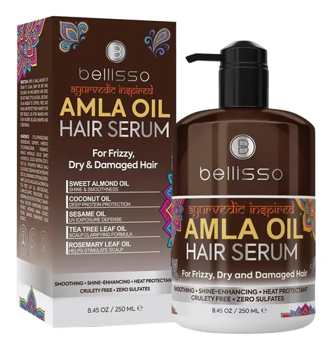 Serum Capilar Bellisso Amla Oil 250ml Anti Frizz Brillo