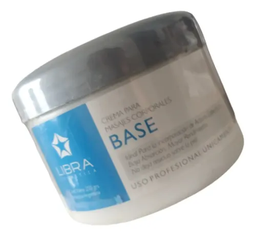4 Crema Base Para Masajes 250gr. – Libra Cosmetica Fragancia Suave