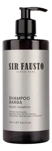 Sir Fausto Men´s Culture Shampoo Hidratante Para Barba 500ml