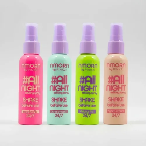 Fijador De Maquillaje Pink21 Nmorn -efecto Matificante