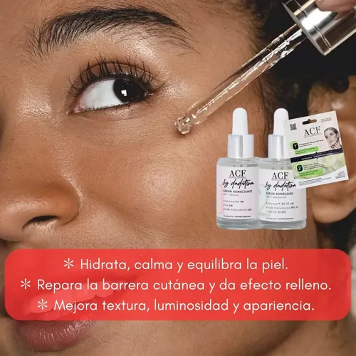 Dadatina Skincare Kit Serum 1 Y 2 Hidratante Antiarrugas Acf