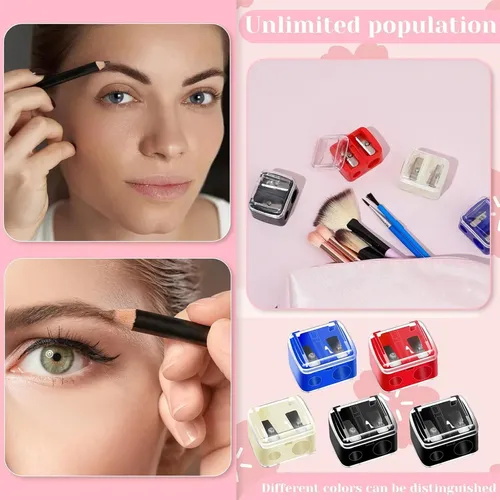 Paquete De 5 Sacapuntas De Maquillaje Salbsever Multicolores