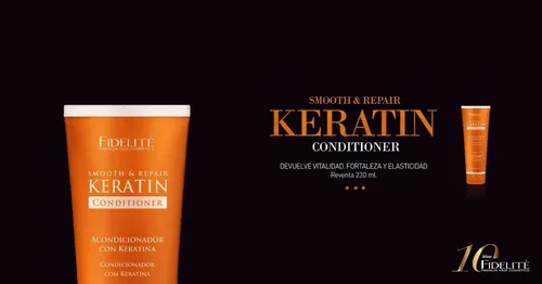 Combo Shampoo+acondici Keratina Pomo 230ml Fidelite Caviar