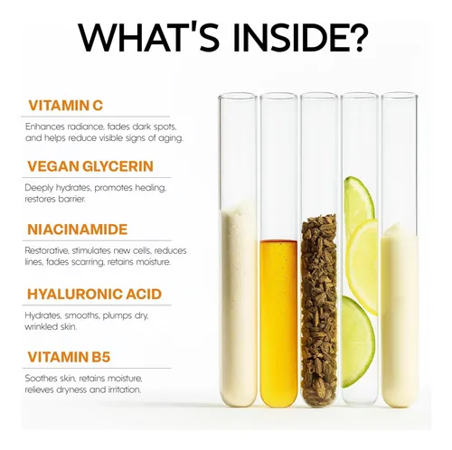 Sérum Azure De Vitamina C Con Ácido Hialurónico, 1.69 Onzas  Seca Día/noche