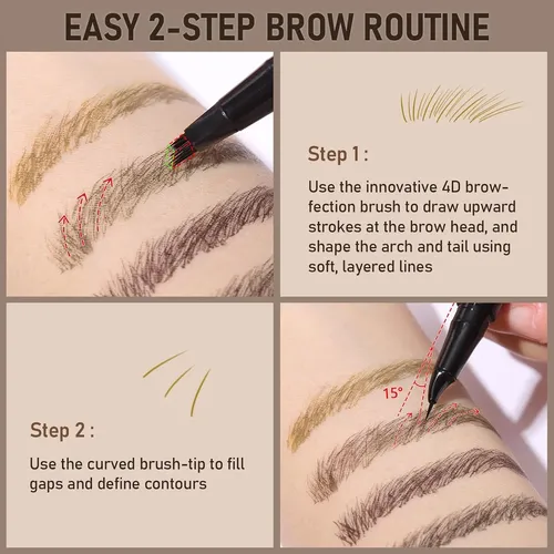 Lápiz De Cejas Microblading Susikeki 2 En 1 Waterproof