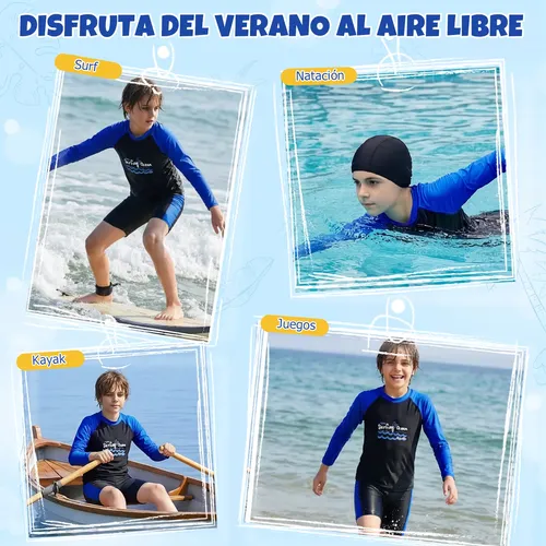 Kit Trajes De Baño Para Niños Gorro De Natación