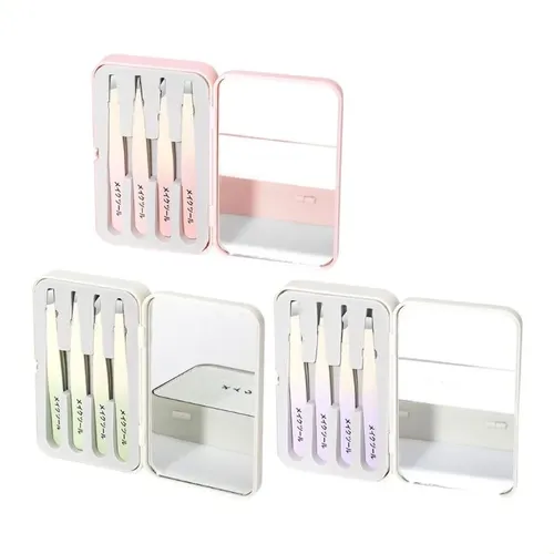 Set De Pinzas: Pinzas Profesionales De Acero Inoxidable