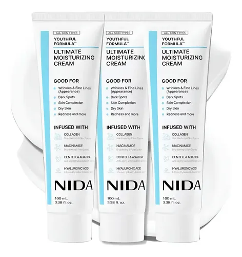 Crema Hidratante Extrema Original De Nida Youth Formula, 3 U