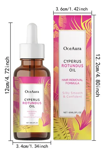Aceite Depilatorio Cyperus Rotundus Oceaura 60 Ml Cyperus Rotundus
