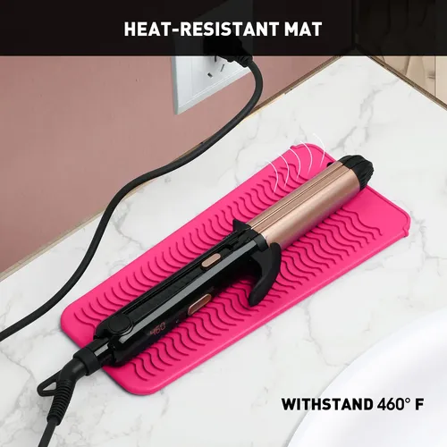 Funda De Silicona Resistente Al Calor Para Plancha Y Rizador