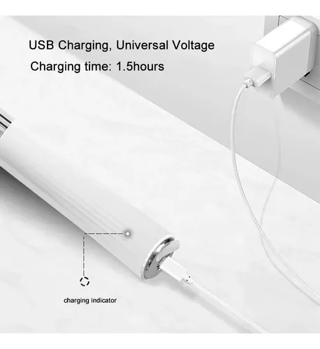 Kit De Aseo Eléctrico 3 En 1 For Mujer, Recargable Por Usb