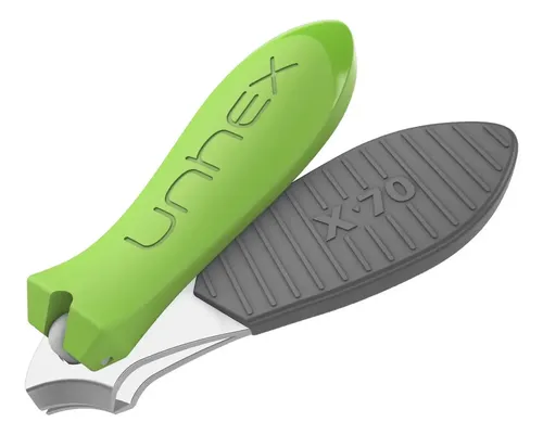 Cortauñas Mano Merheje Unhex Ergomax Línea X 70 Color Verde lima