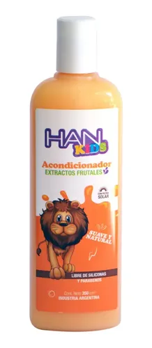Han Kids  Kit Shampoo Acondicionaodor Crema Peinar Chicos