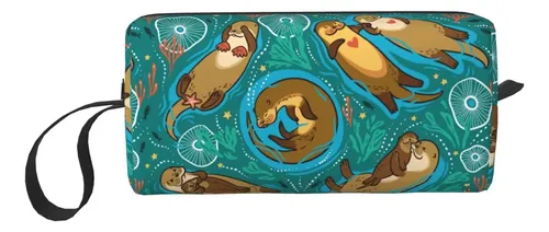 Bolsa De Maquillaje Yishow Familia De Nutrias Organizador Co