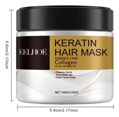 Máscara Capilar Eelhoe Keratina Y Colágeno 100g