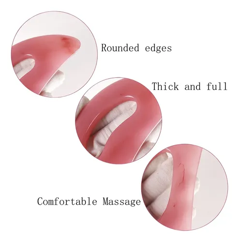Herramienta De Masaje Gua Sha Grande Para Drenaje Linfático