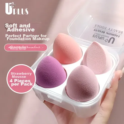 Esponja Batidora De Belleza Uplus Strawberry Mousse