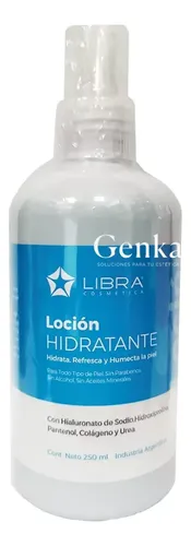 Locion Tonica Libra 250ml Hidratante Refrescante Sin Alcohol