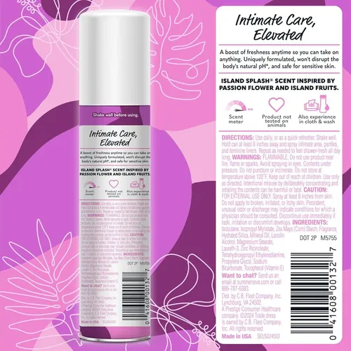 Spray Femenino Diario Islands Splash Summer’s Eve 2oz