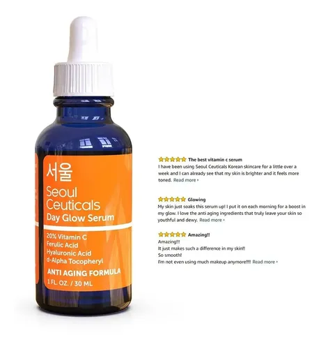 Corean Skin Care K Beauty – 20% Vitamina C Suero De Ácido Hi