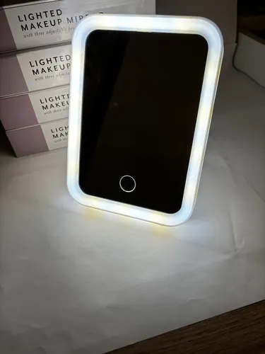 Espejo Con Led Maquillaje Usb-c Recargable Ldv