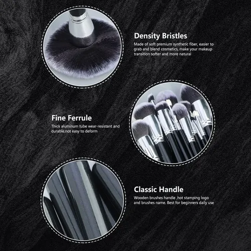 Juego De 40 Broches De Maquillaje De Alta Gama, Brochas Suel