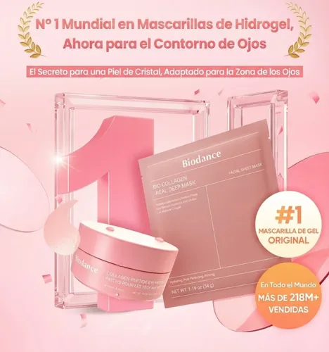 Parche Ojos Colágeno Anti Ojeras Y Arrugas 60 Uds Biodance