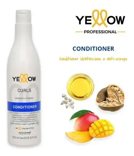 Acondicionador Hidratante Alfaparf Yellow Curls 500ml
