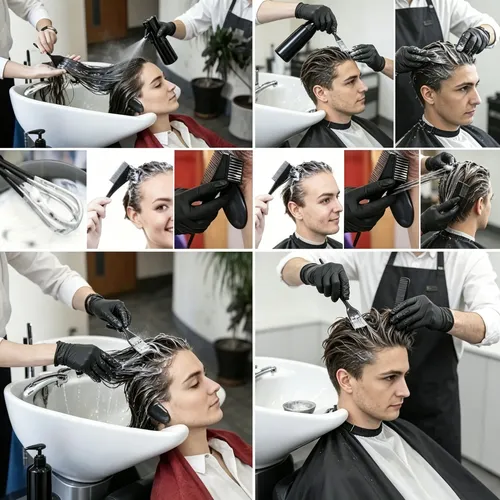 Kit Tintura Cabello 8 Piezas Con Bowl Y Pincel