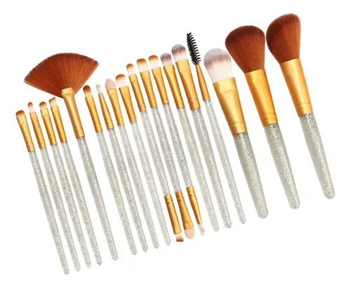 Set Cosmético Corrector De Colorete En Polvo Plata Dorada