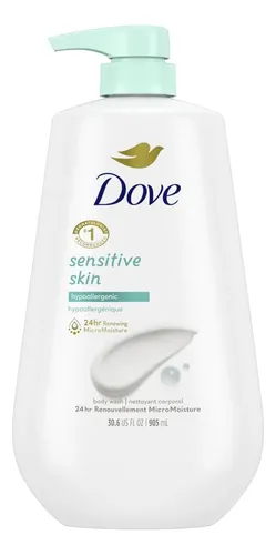 Gel De Baño Dove Para Piel Sensible Hipoalergénico 900 Ml