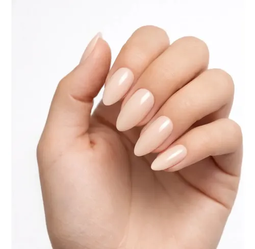 Uñas Press On Veluna Almendras – Cambian De Color Al Calor Color Beige Fotocromática