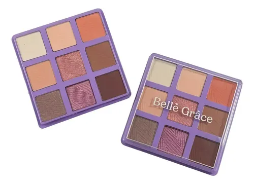 Paleta Tono 01 Sombras de Ojos X9 Tonos Brillante Mate Maquillaje Rostro Veoquiero
