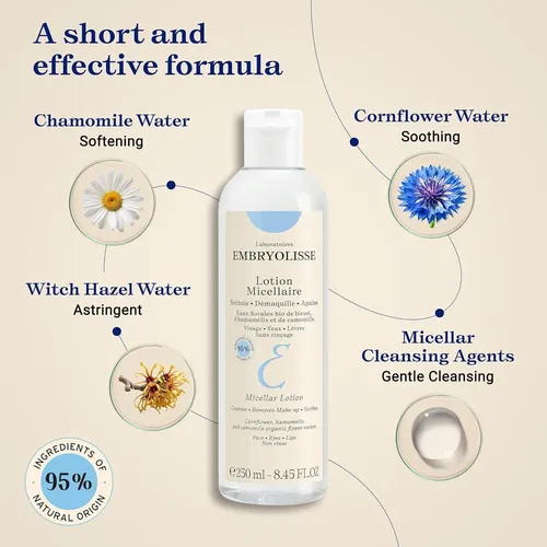 Embryolisse Micellar Desmaquillante Piel Sensible 3.38 Oz