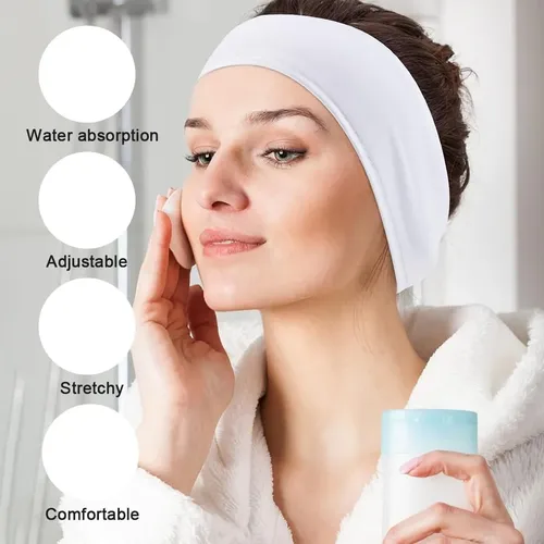 4 Piezas Cinta De Pelo Ajustable Para Cosmética